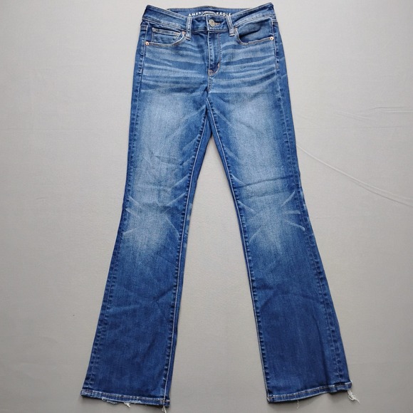 American Eagle Outfitters Denim - American Eagle Skinny Kick Jeans Womens 6 Blue Super Stretch